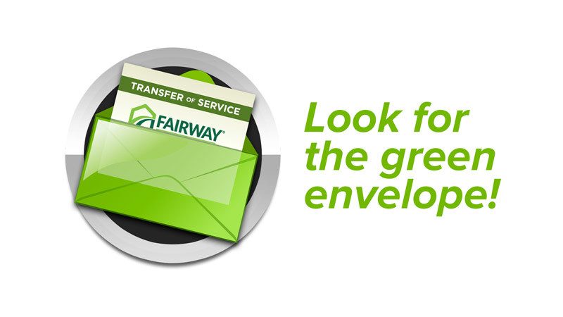 Fairway Mortgage Servicing Green Envelope