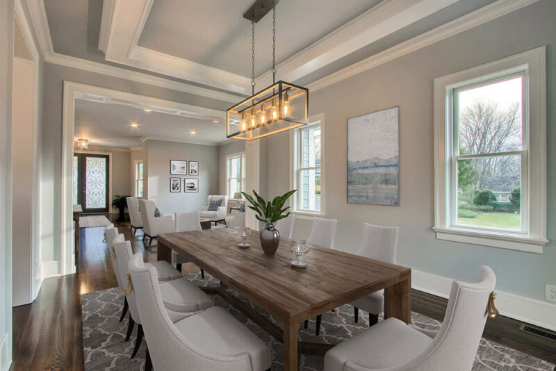 Dining Room with Crown Molding