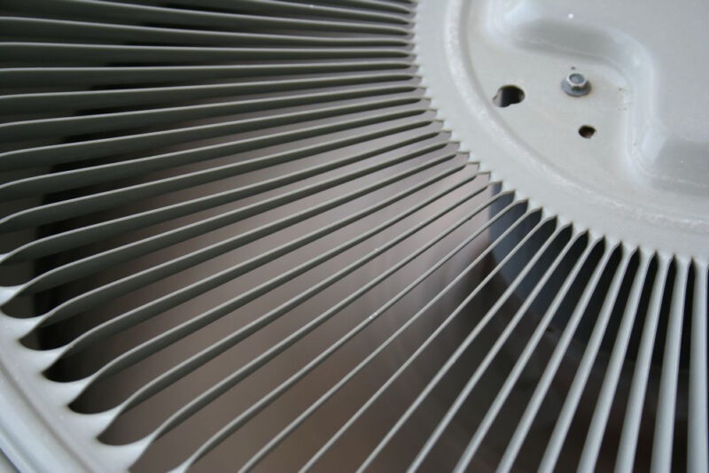 fan on AC unit