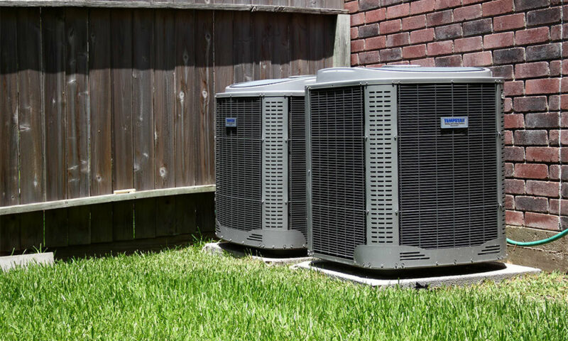 AC Unit outside of a house