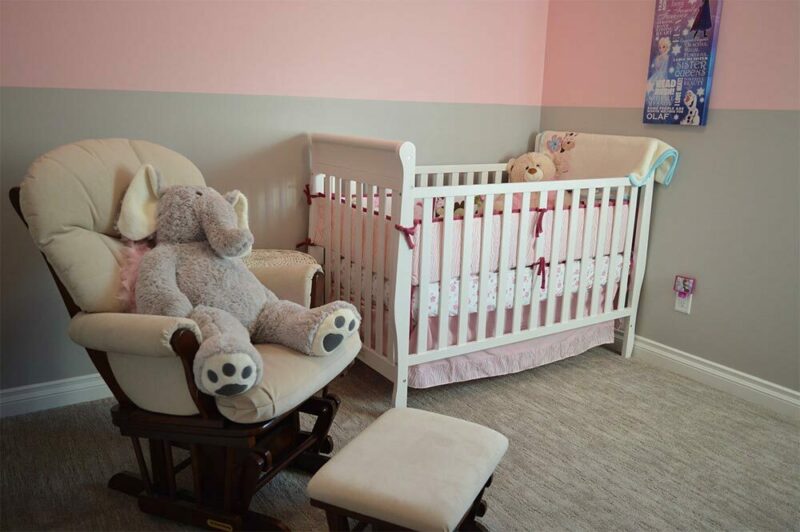 Baby girl's nursery room