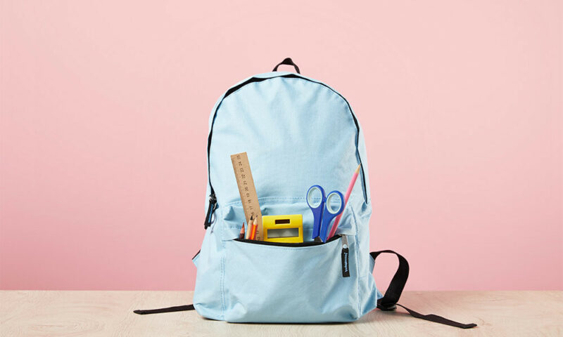 Blue Backpack for School