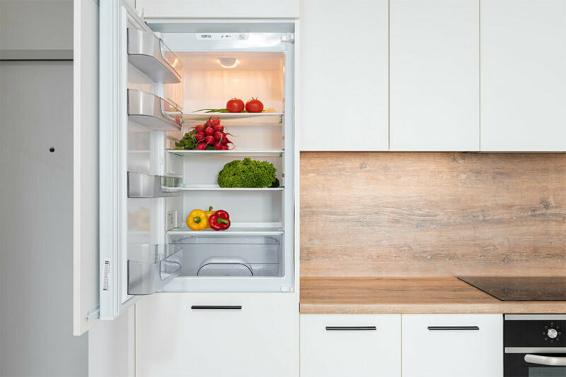 built-in cabinet refrigerator