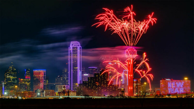 Fireworks in Dallas