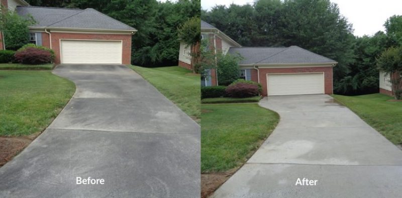 driveway power wash