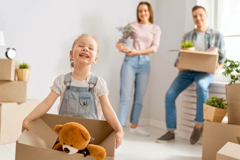 Family on moving day!