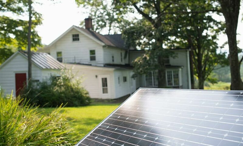 Solar panel for a home