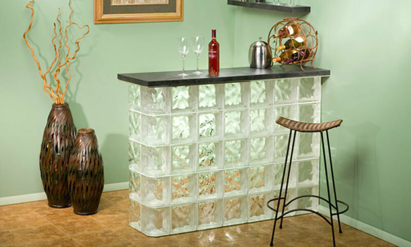 Glass blocks home decor