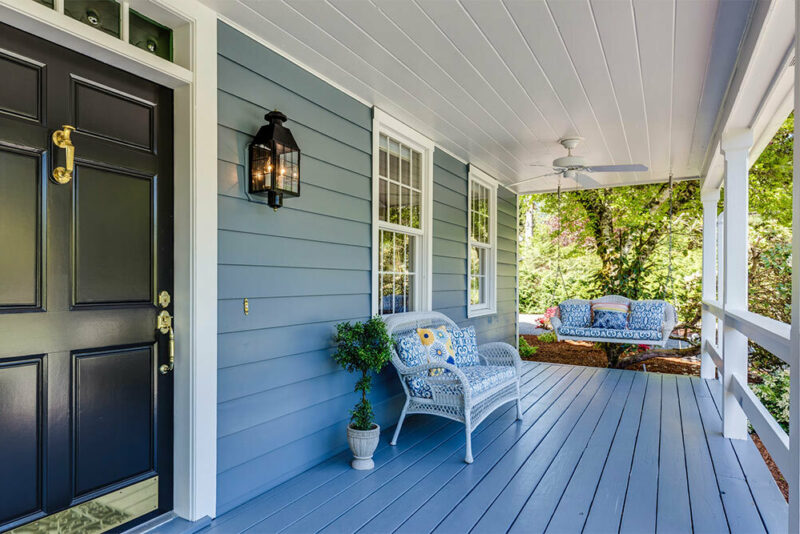 House front porch exterior