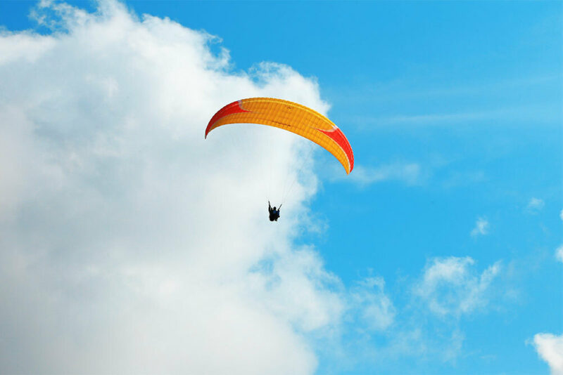 parasailing