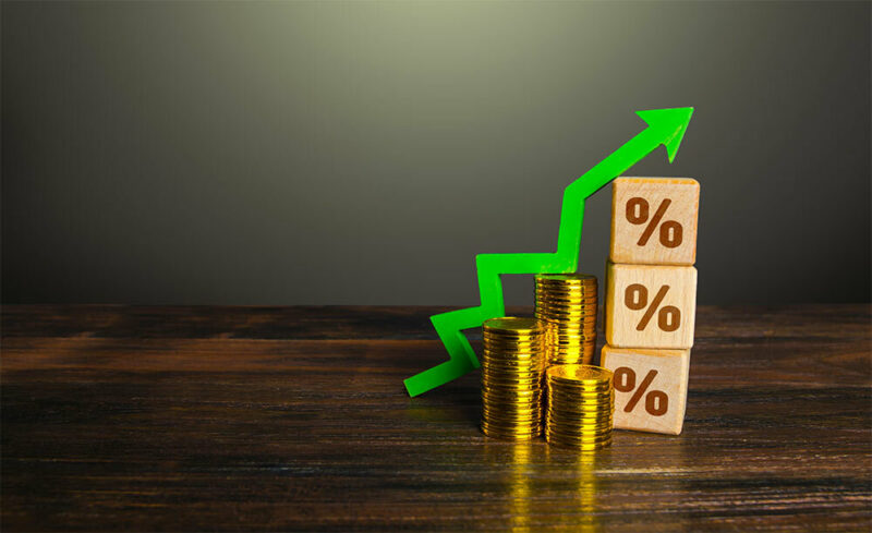 coins with mortgage rates increasing