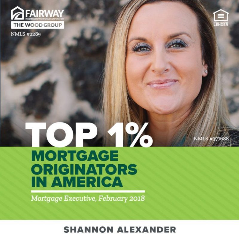 Shannon Alexander - Top 1% Mortgage Originator