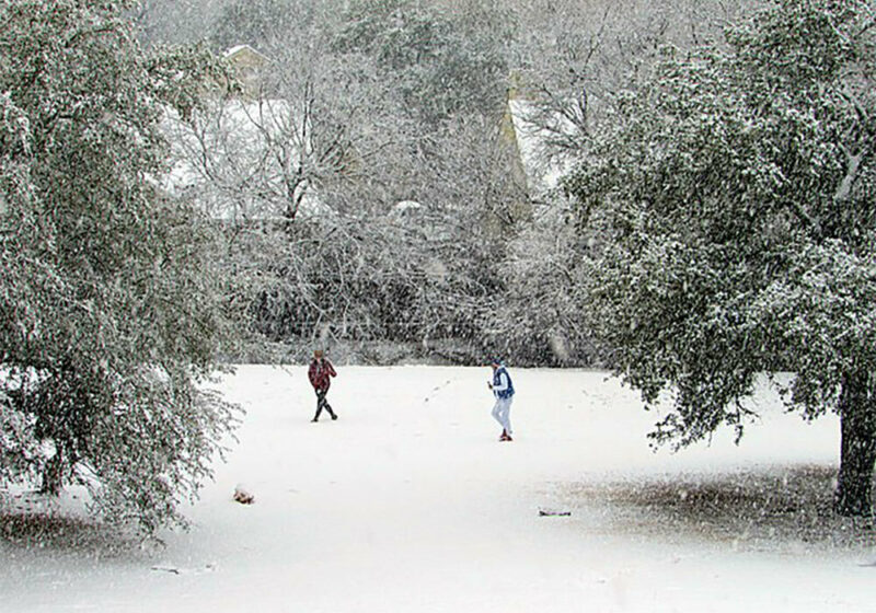 Austin, Texas during Winter Storm Uri in February 2021